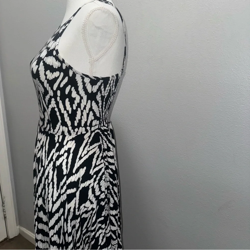 Aeropostale Dress Womens S Abstract‎ Tribal Fit & Flare Smocked Sundress Halter